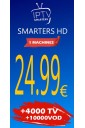 [1 Machine] ABONNEMENT IPTV SMARTERS HD 12 mois tunisie