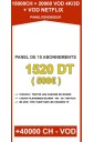 Revendeur IPTV 10 codes - 15000CH + 20000VOD 4K/3D
